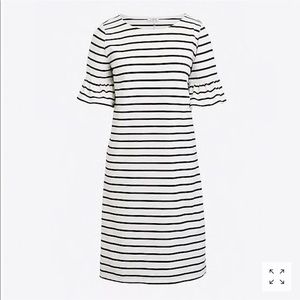 J Crew Ruffle-sleeve Dress